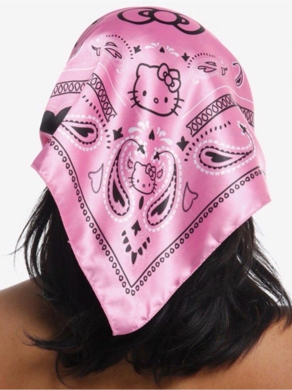 Hello Kitty Pink Multipurpose Bandana Scarf- NWT